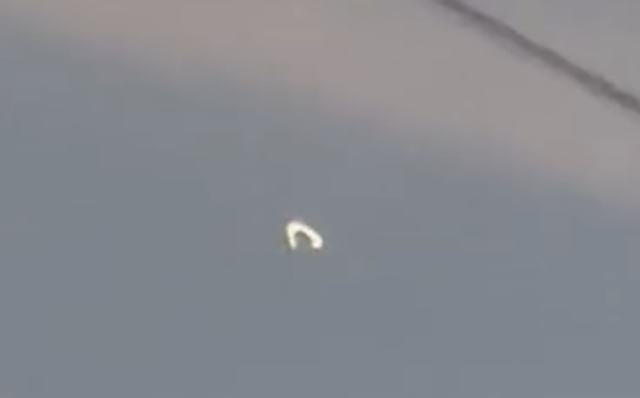 Second source-provided still from Cleveland Texas UAP source video
