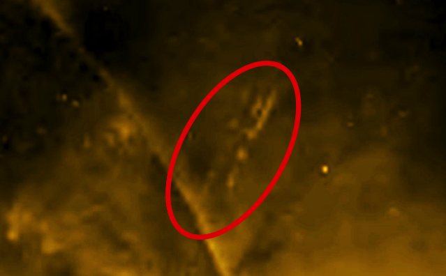 Source-provided solar image from UFO Sightings Daily post